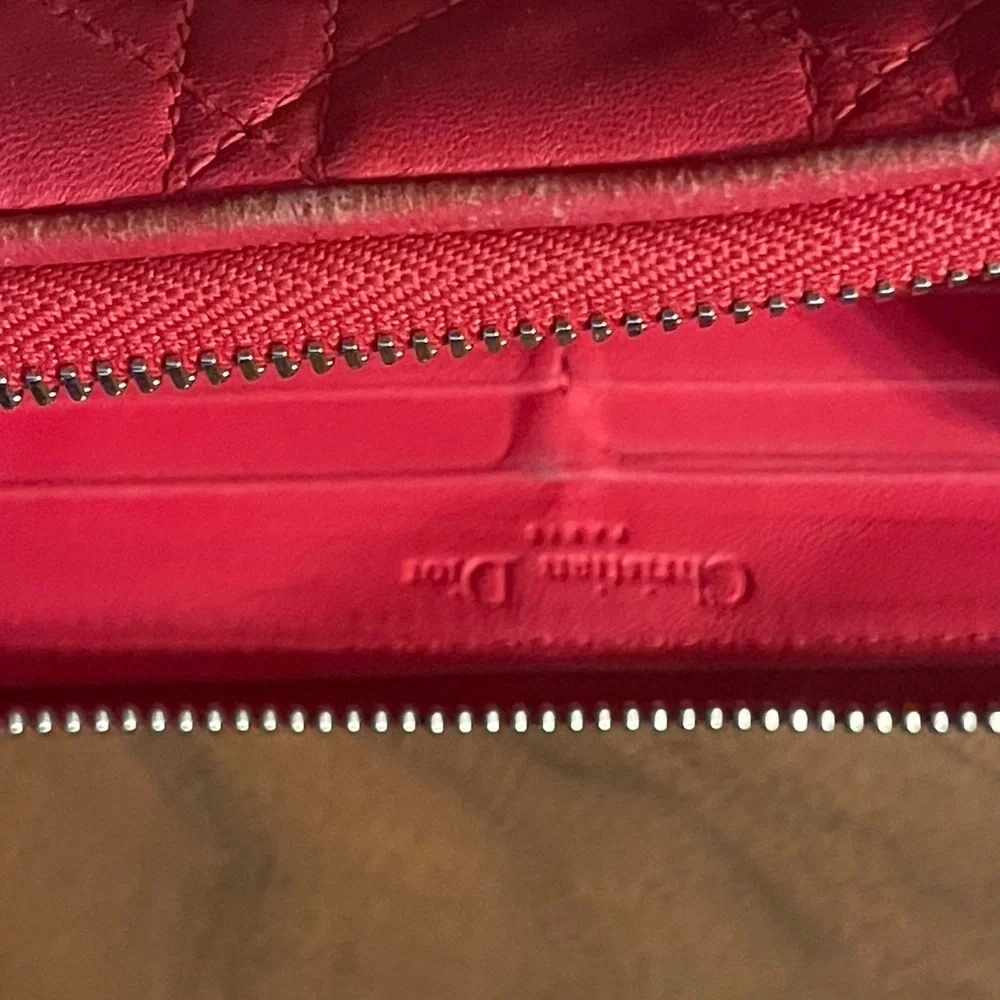 Dior Quilted Pink Wallet